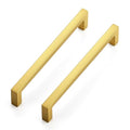 Ravinte Gold Cabinet Handles Solid Cabinet Pulls, 5 Inch CC, 10 Pack - color: Gold, size: Flat Black 5" Hole Center