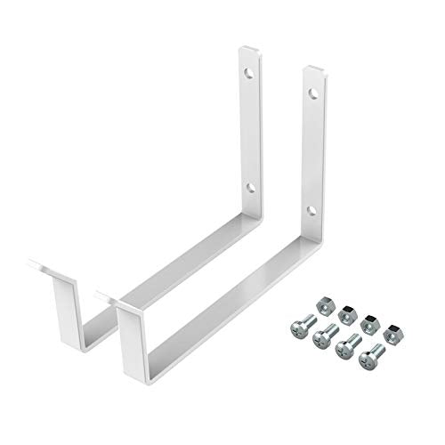 FLEXIMOUNTS 2 Pack Add-On Storage Utility Hooks, White - color: White
