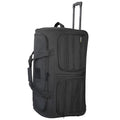US Army ROMEO 31-inch Large Tactical Duffel Bag with Wheels | Heavy Duty Material, Molle Webbing, Water Resistant Military Rolling Bag for Travel, Deployment, and Camping - Black - color: Black, size: 31-inch