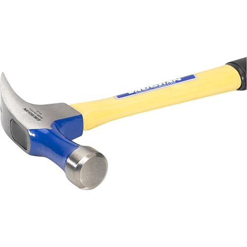VAUGHAN Electrician's Straight Claw Hammer, 18 Oz, Assembled in the USA