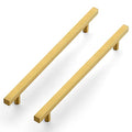 Ravinte Gold Cabinet Handles 8-4/5 Inch 10 Pack, Square Cabinet Pulls - size: 8-4/5 Inch Hole Centers