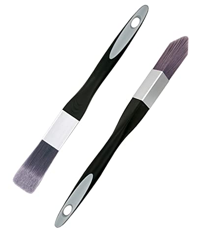 ROLLINGDOG Trim Paint Brush Edging Paint Brushes for Trim 2PC Detail Brush - color: 2pc Edging Paint Brush Set