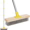Stainless Steel Deck Brushes with Long Handle for Scrubbing Concrete Floor