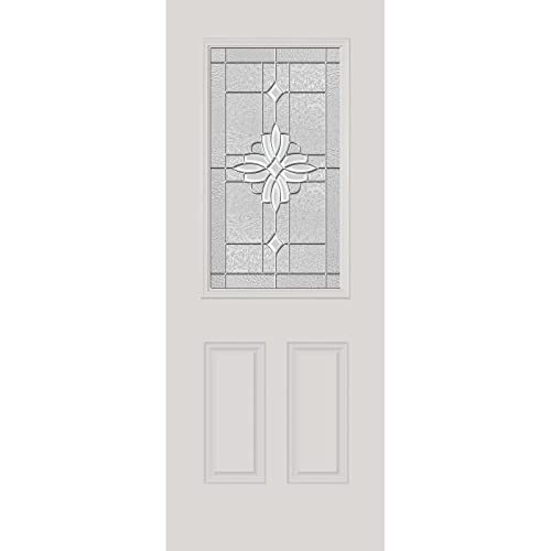 Western Reflections Laurel Door Glass - 24" x 38" Frame Kit, Nickel Caming