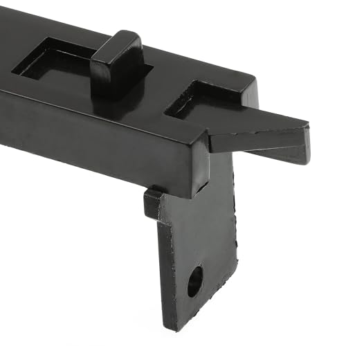 Prime-Line F 2628 Vinyl Spring-Loaded Replacement Window Tilt Latch Pair, 1-11/16" Hole Center, Black (Single Pack) - color: Matte Black, size: 1 Count (Pack of 1)