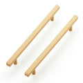 Ravinte Champagne Gold Handles Square Cabinet Hardware 8 Inch 10 Pack - size: 8" Hole Center