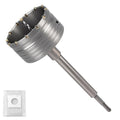 Professional 4-5/16" (110mm) Concrete Hole Saw 220mm SDS Plus & Dust Bag - size: 4-5/16" (110mm)