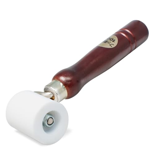 KLASS Wallpaper Seam Roller, Non-Stick Polymer with Solid Steel Ball Bearings, 35x40mm, Made in JAPAN