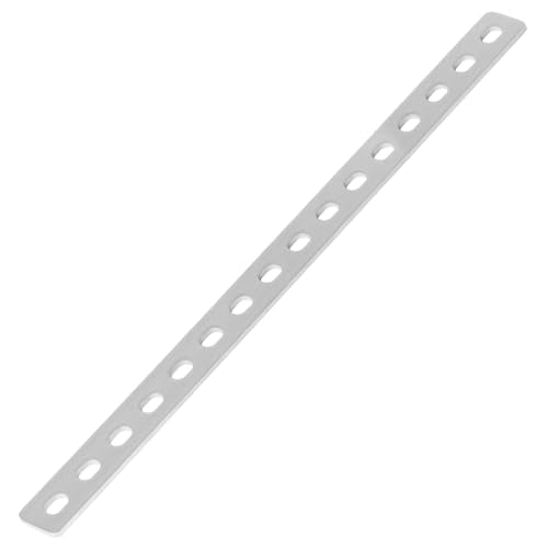 GBGS 4 Pack Flat Straight Bar Brackets,Slotted Mending Plates