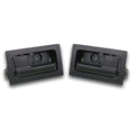 TQPONLY Interior Door Handle Front/Rear Left Driver& Right Passenger Side (Black) Compatible with 2009-2014 Ford F150 Replaces 9L3Z-1522601-AC 9L3Z-1522600-AC - color: Black Lever with Textured Black, style: 1 Pair