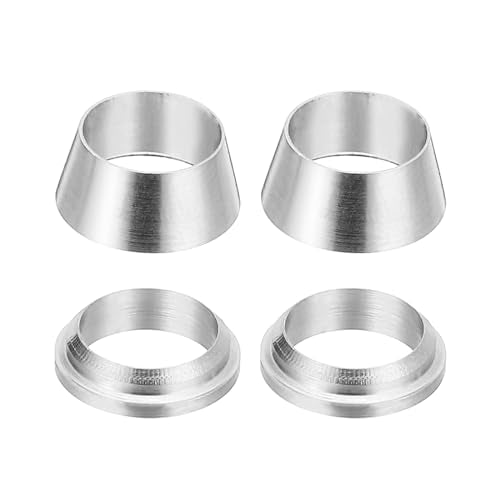 PATIKIL 10mm Tube OD 316 Stainless Steel Compression Tube Fitting Sleeve, 2 Pack Double Ferrule Ring Tubing Fitting Assortment Kit, Silver - size: 10mm