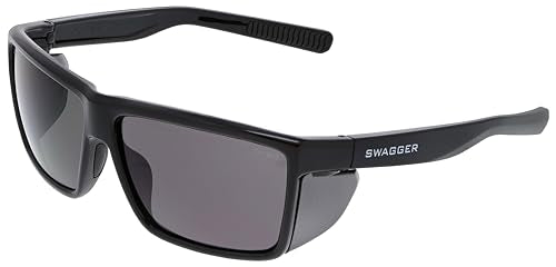 MCR Safety Swagger SR2_Parent Swagger Glasses - color: Black Frame (Gray Lens)