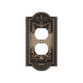 Nostalgic Warehouse Meadows Light Switch Cover Plate - color: Antique Brass, size: Outlet