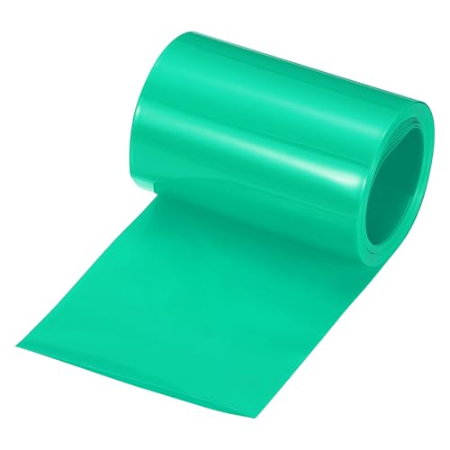 MECCANIXITY Battery Wrap PVC Heat Shrink Tubing 48mm Dia 75mm Flat 10 Feet(3meters) Green Good Insulation for Battery Pack - color: Green, size: 48mmx75mmx3m