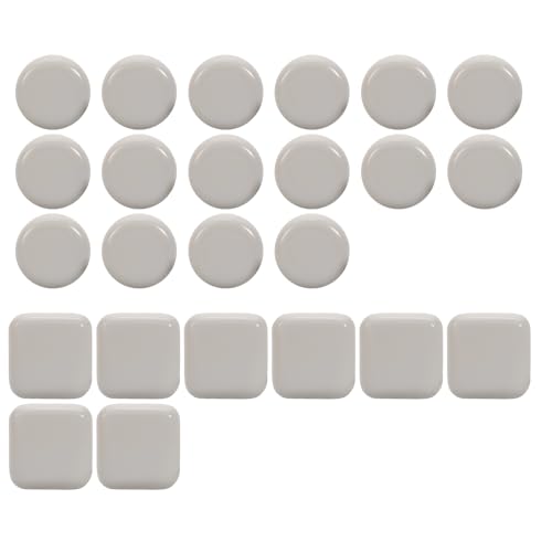 24PCS Stick Furniture Sliders – 1 Inch Sliders for Furniture On Carpet, Furniture Sliders for Hardwood Floors, Carpet & Tile, Beige Moving Sliders, Furniture Movers(16 Round + 8 Square) - size: 24pcs