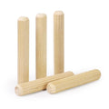5/16" x 2" Wooden Dowel Pins, FoDau770 Fluted Wood Dowel Rods, Natural Beech Wood Dowel Pegs for Crafts, Woodworking, DIY Furniture - 200 Pieces - size: 5/16" x 2"