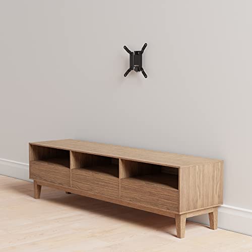 Amazon Basics Tilting TV Wall Mount for Wood Studs, Fits 12-40 inch TVs up to 40 lbs, VESA 200x200, Black - size: 12" to 40", style: Tilting