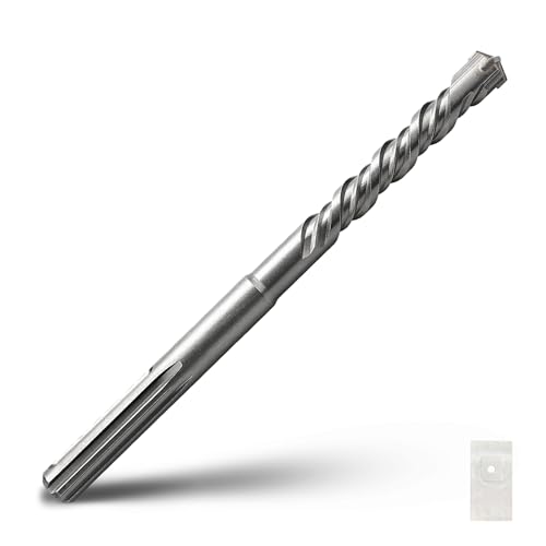 5/8 x 10 SDS Max Rotary Hammer Drill Bit, 16x260mm Masonry Drill Bit | Carbide Tip Concrete Drill Bit for Masonry, Brick, Stone, Concrete - size: 16mm ( 5/8 in ) Diameter, style: Length :260mm / 10 inch