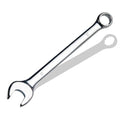 17mm Metric Combination Wrench, CR-V Steel with Mirror Polish, 12-Point Design, 15-Degree Offset, Perfect for Auto Repair, Household, Car & Truck Emergency - size: 17mm