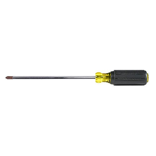 Klein Tools 85742 Screwdriver Set, Made in USA, 3/16 Cabinet and #2 Phillips Precision Machined Tips, Cushion-Grip Handles, Round Shank, 2-Piece - size: One Size, style: 3/16 Cabinet and #2 Phillips