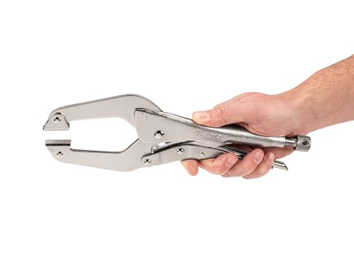 TEKTON 11 Inch Swivel Pad Locking Clamp | CLK11011 - size: 11 in., style: Swivel Pad Locking Clamp
