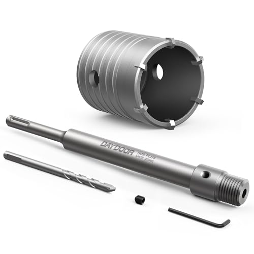 DAYDOOR 2-3/16" (55mm) Concrete Hole Saw with SDS Plus Shank - size: 2-3/16''