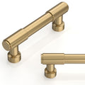 10 Pack Champagne Bronze Cabinet Pulls 3 Inch(76mm) Kitchen Cabinet Handles Cabinet Hardware for Drawer Pulls - color: Champagne Bronze, size: 3" Hole Center