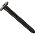 Hard to Find Fastener Black Joint Connector Bolts, Flat Hex Head Bolts for Furniture Construction, Cabinetry, Architecture, Home Improvement, DIY, 1/4"-20 x 2.75", Pack of 8