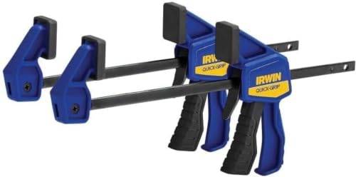 IRWIN QUICK-GRIP Bar Clamps for Woodworking, One-Handed, Micro, 4-1/4", 10 Pack (1964747) - size: 2 count (Pack of 5)