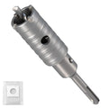 Professional 1-3/8" (35mm) Concrete Hole Saw 110mm SDS Plus & Dust Bag - size: 1-3/8" (35mm)