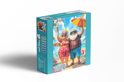 Adult Jigsaw Puzzle 1000 Piece Grandparents Vacation - color: Golden Yrs Vacation