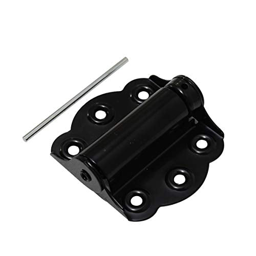 Litepak Adjustable Screen Door Hinge Professional Grade Hardware Self-Closing Easy Install (2 Pack, Black) - color: Black, size: 2 Pack