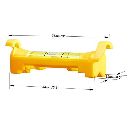 DOWELL 6-PACK Hanging Bubble Line Level Mini Spirit Line Level for Building Trades Bricklaying Tiling Engineering Surveying Metalworking and Measuring HY030637 - size: HY030637