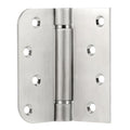 4" Self Closing Door Hinges 2 Pack, 304 Stainless Steel Adjustable Tension - style: S hole - Square&Round