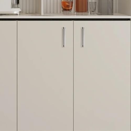 10 Pack 3-3/4 inch(96mm) Brushed Satin Nickel Kitchen Cabinet Handles Knurled Cabinet Pulls Silver Drawer Pulls Kitchen Cabinet Hardware Handles Drawer Pulls Dresser Handles - color: Brushed Satin Nickel, size: 3-3/4" Hole Center（96mm）