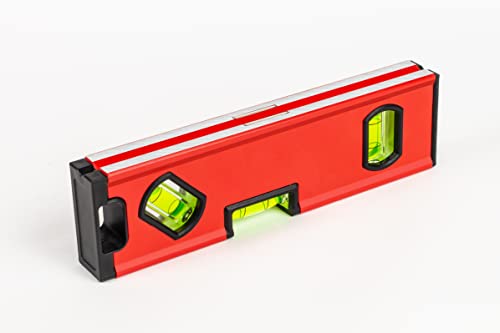 Kapro - 771M TWIN Magnetic Heavy Duty Toolbox Level - For Leveling and Measuring - Features V-Groove and Magnet Base - VPA Certified - 8 Inch - size: 8"