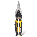 HURRICANE 10 Inch Aviation Tin Snips, Cr-Mo Aviation Snips for Cutting Metal Sheet, Heavy Duty Sheet Metal Cutter Shear, Straight Cut, High Leverage Aviation Snip, Up to 40% Labor Saving - size: 10 Inch High Leverage: Straight Cut