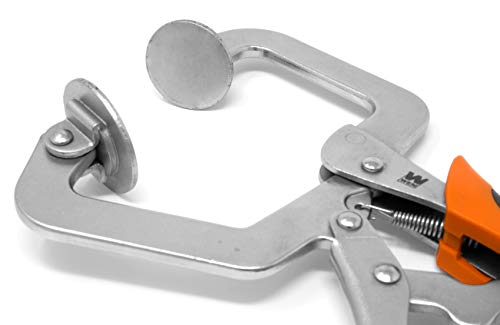 WEN CL327F 3-Inch Face Clamp for Woodworking and Pocket Hole Joinery (Pack of 2) - size: 3-Inch (Pack of 2)