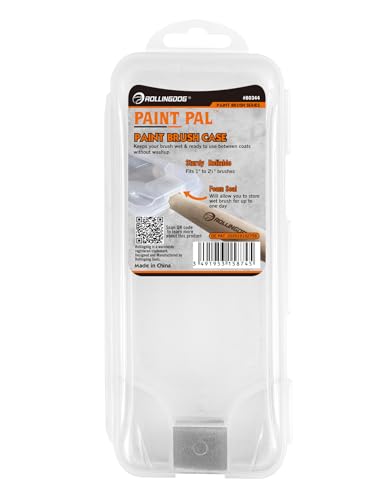 ROLLINGDOG Paint Brush Case - color: Paint Brush Storage for 1" to 2 1/2" Brushes