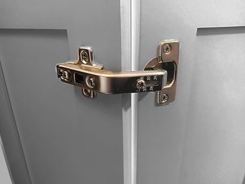Lazy Susan Cabinet Hinges 2 Pack, 135° Corner Cabinet Door Hinges for Folding Doors, Stainless Steel Kitchen Cabinet Hardware (Non Soft Close) - size: 135 degrees