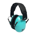 BANZ Kidz Earmuffs 2 Years & Older - Loud Noise Cancelling, Size Adjustable - color: Turquoise
