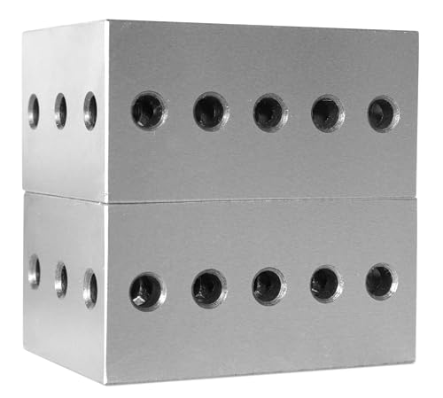 WEN 4 x 3 x 2-Inch Hardened-Steel Precision 2-3-4 Blocks, Two Pack (10434) - size: 2 x 3 x 4 in