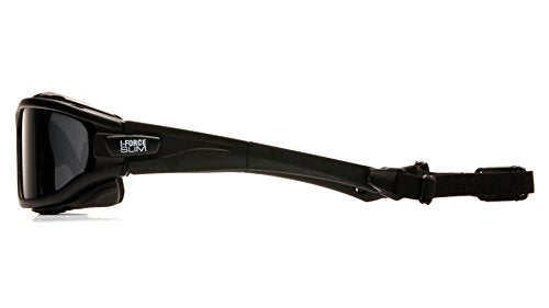 PYRAMEX I-Force Sporty Dual Pane Anti-Fog Goggle, Black Frame/Clear Anti-Fog Lens - color: Gray H2x Anti-fog Lens/ Black Frame/ Slim Style