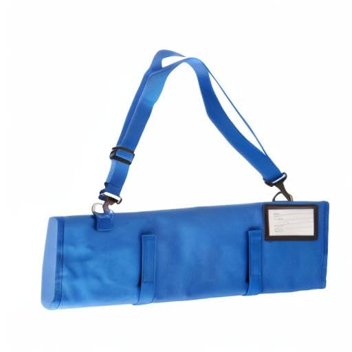 Mercer Culinary 7-Pocket Knife Roll Storage Bag, Blue - style: 7-pocket Knife Roll Storage Bag, Blue