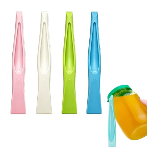 4 Pcs Multipurpose Cleaning Scraper Tool,Non Scratch Plastic Scraper