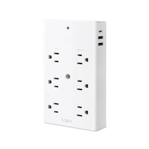Tapo Smart Plug Outlet Extender, P306, 3 Individual Smart Outlets