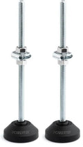 POWERTEC 6" Large Toggle Clamp Foot 2PK with Nuts & Washers, Oversized Stud Clamp Foot Compatible with Toggle Clamps for Table Saw Fence, Drill Press Table, and Woodworking Jigs (71700-P2) - size: Toggle Clamp Foot, 1PK (Pack of 2)