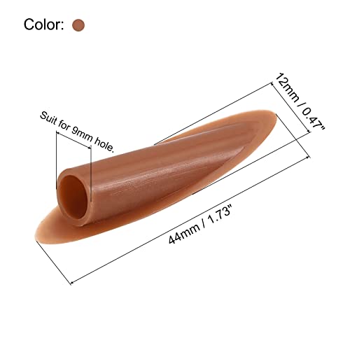 MECCANIXITY 9mm Plastic Pocket Hole Plugs,Wood Plugs for Pocket Hole Jig Working Tool Accessories,Brown Pack of 100 - color: Brown