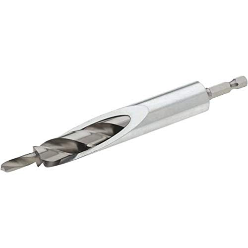Kreg Foreman HD Heavy-Duty Drill Bit with Drill Guide - Consistent Pocket Hole Drilling - Creates 1/2" Diameter Pocket Holes - Woodworking Tool - DB210-HDBB