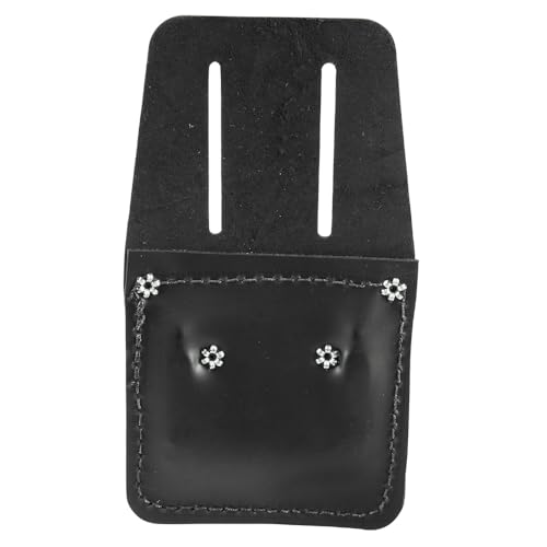 Klein Tools 5456 Leather Hammer Holder with Slotted Connection and Metal Ring - color: Black, size: Pack of 1
